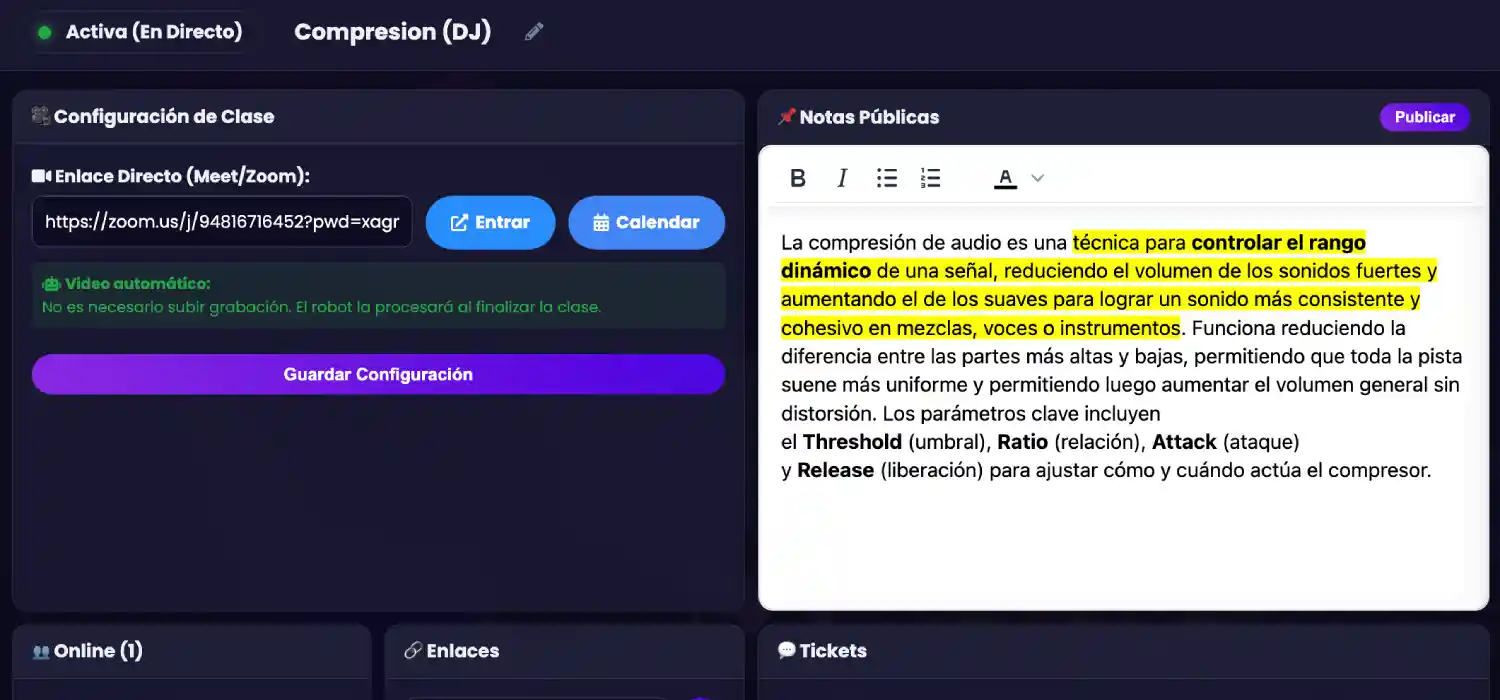 aprende a grabar y mezclar