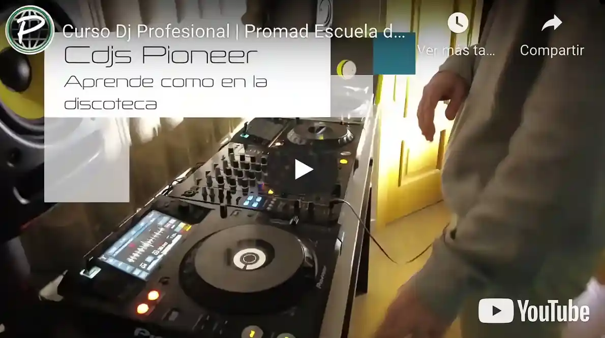 Video promocional del curso de DJ